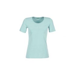T-shirty z krótkim rękawem Benetton AVILOL. Niebieskie t-shirty damskie Benetton, l, bez wzorów, bez kołnierzyka. Za 55,20 zł.