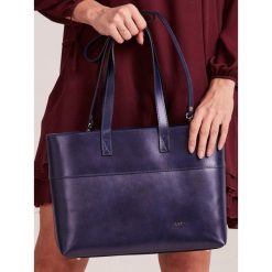 ROVICKY EKSKLUZYWNA TOREBKA DAMSKA SKÓRA NATURALNA. Szare torebki klasyczne damskie ROVICKY, w paski, ze skóry, eleganckie, na ramię, duże, bez dodatków. Za 279,90 zł.