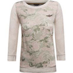 Sweter AERONAUTICA MILITARE. Brązowe swetry damskie Aeronautica Militare, z aplikacjami, z dzianiny, bez rękawów, bez kaptura. W wyprzedaży za 332,00 zł.