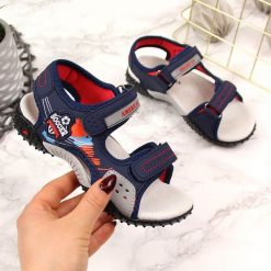 Sandały chłopięce na rzepy granatowe American Club 27. Sandały chłopięce American CLUB, na rzepy. Za 76,99 zł.