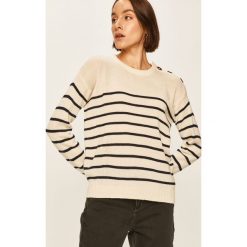 Answear - Sweter. Niebieskie swetry damskie ANSWEAR, s, z aplikacjami, z dzianiny, bez rękawów, bez kaptura. W wyprzedaży za 79,90 zł.