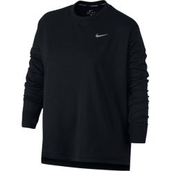 Bluzka Nike Therma Sphere Long Sleeve Top W Czarna. Czarne topy damskie Nike, na jesień, bez wzorów, z materiału, bez rękawów, długie, bez kaptura, do biegania. Za 139,99 zł.