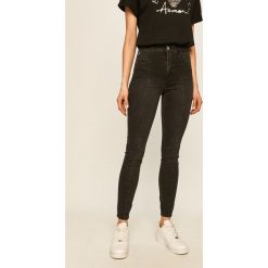 Calvin Klein Jeans - Jeansy Seamed. Czarne jeansy damskie z podwyższonym stanem. Za 549,90 zł.