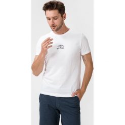 Tommy Hilfiger Koszulka Biały. Białe podkoszulki męskie TOMMY HILFIGER, xxl, z haftami, z bawełny, bez kołnierzyka, z krótkim rękawem, krótkie. Za 221,95 zł.