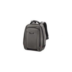 Plecak do laptopa Samsonite Pro-Dlx 4 M 14.1" szary. Szare plecaki damskie marki Samsonite, w paski, ze skóry, eleganckie. Za 455,99 zł.