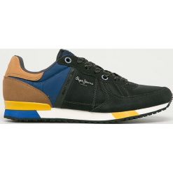Pepe Jeans - Buty Tinker Zero Second. Szare sneakersy męskie Pepe Jeans, z jeansu, na sznurówki. Za 329,90 zł.