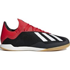 Adidas X 18.3 In 43,3 czarno-czerwony. Czerwone buty sportowe męskie Adidas, bez zapięcia, na fitness i siłownię. W wyprzedaży za 216,00 zł.