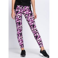 Fuksjowe Legginsy Neon Pattern. Szare legginsy damskie Born2be, s, bez wzorów, z materiału. Za 29,99 zł.