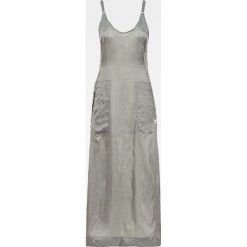 G-Star Raw - Sukienka. Szare sukienki damskie G-Star RAW, na co dzień, s, bez wzorów, z lyocellu, retro, z okrągłym kołnierzem, bez rękawów, maxi, proste. Za 789,90 zł.