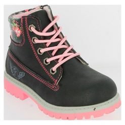 V+J Buty Zimowe Za Kostkę Dziewczęce 32 Czarny. Czarne buty dziewczęce zimowe marki V+J, za kostkę, na sznurówki. Za 130,00 zł.