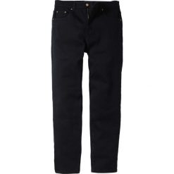Dżinsy ze stretchem Classic Fit Tapered bonprix czarny. Czarne jeansy męskie bonprix, m, bez wzorów, z jeansu, klasyczne. Za 89,99 zł.