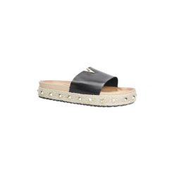 Espadryle Casu Czarne klapki espadryle z ćwiekami LS50. Czarne espadryle damskie marki Casu. Za 39,99 zł.