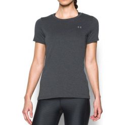 Under Armour Koszulka damska UA HG ARMOUR SHORT SLEEVE CREW czarna r. XS (1285637-090). Czarne topy sportowe damskie marki Under Armour, xs. Za 81,15 zł.