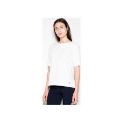 Bluzka VT002 Ecru. Brązowe bluzki damskie Venaton, xl, bez wzorów, bez kołnierzyka, bez rękawów. Za 119,00 zł.