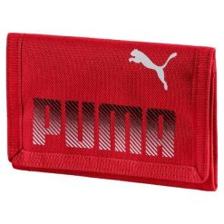 Puma Portfel Plus Wallet Ribbon Red. Czerwone plecaki męskie Puma, bez wzorów, z włókna, klasyczne. Za 58,00 zł.
