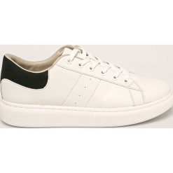 Jack & Jones - Buty. Białe sneakersy męskie Jack & Jones, z okrągłym noskiem, na sznurówki. Za 259,90 zł.