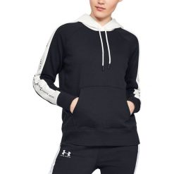 Under Armour Rival Fleece Bluza Czarny. Czarne bluzy damskie Under Armour, s, bez wzorów, z bawełny, bez rękawów, bez kaptura. Za 240,95 zł.