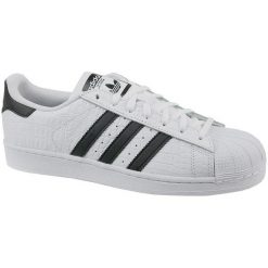 Adidas Superstar bz0198 44 Białe. Białe buty sportowe męskie marki Adidas, ze skóry, adidas superstar. W wyprzedaży za 339,99 zł.