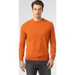 Andrew James - Sweter męski, pomarańczowy. Pomarańczowe swetry męskie Andrew James, m, bez wzorów, z kaszmiru, eleganckie, bez kołnierzyka, bez kaptura. Za 599,95 zł.