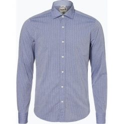 DENIM by Nils Sundström - Koszula męska, niebieski. Czerwone koszule męskie na spinki marki DENIM by Nils Sundström, l, z denimu. Za 129,95 zł.