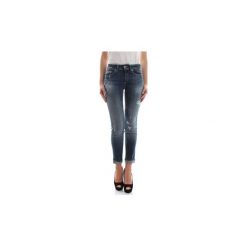Jeansy slim fit Dondup MONROE P692 DS0112D T60G PDD. Niebieskie jeansy damskie Dondup, bez wzorów, z jeansu. Za 503,67 zł.
