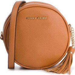 Torebka JENNY FAIRY - RC16399 Camel. Pomarańczowe listonoszki damskie Jenny Fairy, bez wzorów, ze skóry ekologicznej, wizytowe, bez dodatków. Za 59,99 zł.