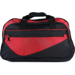 TORBA PODRÓŻNA SEN 315 CZA+CZE. Czerwone torby podróżne SENZA DUBBIO, bez wzorów. Za 34,00 zł.