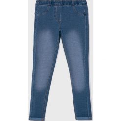 Blukids - Legginsy dziecięce 140-170 cm. Niebieskie spodnie dziewczęce Blukids, bez wzorów, z elastanu, casualowe. Za 59,90 zł.