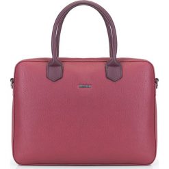 Torba na laptopa. Pomarańczowe torby na laptopa Wittchen, w paski, ze skóry ekologicznej. W wyprzedaży za 159,90 zł.