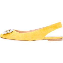 Baleriny damskie lakierowane: Bianca Di Baleriny giallo