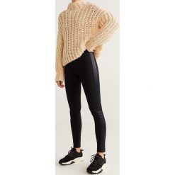 Mango - Legginsy Bipun. Czarne spodnie damskie Mango, s, z elastanu. Za 99,90 zł.