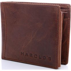 Portfele męskie: Portfel męski Harold`s – skóra bawola