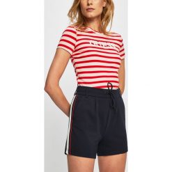 Only - Szorty. Niebieskie szorty damskie ONLY, s, bez wzorów, z elastanu, casualowe. W wyprzedaży za 79,90 zł.
