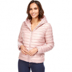 Kurtka zimowa w kolorze jasnoróżowym. Czerwone kurtki damskie pikowane marki Snowie Collection, na zimę, s. W wyprzedaży za 227,95 zł.
