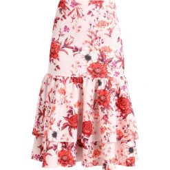Spódniczki trapezowe: True Violet LAYERED FRILL MIDI SKIRT Spódnica trapezowa blush/red