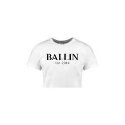 T-shirty z krótkim rękawem Ballin Est. 2013 Basic Shirt. Białe t-shirty męskie Ballin Est. 2013, xl, bez wzorów, bez kołnierzyka, krótkie. Za 100,74 zł.