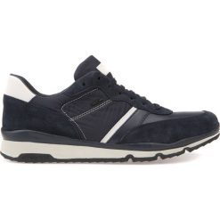 Półbuty GEOX U SANDFORD. Niebieskie derby męskie Geox, ze skóry. Za 329,90 zł.