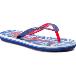 Japonki PEPE JEANS - Beach Uk Boy PBS70025 Navy 595. Niebieskie sandały chłopięce Pepe Jeans, z jeansu, bez zapięcia. W wyprzedaży za 69,00 zł.