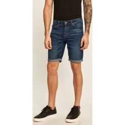 Only & Sons - Szorty jeansowe. Niebieskie spodenki i szorty męskie Only & Sons, bez wzorów, z elastanu, casualowe. Za 119,90 zł.