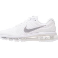 Nike Performance AIR MAX 2017 BG Obuwie do biegania treningowe white/metallic silver. Czarne buty do biegania damskie marki Nike Performance, l, z materiału. W wyprzedaży za 487,20 zł.