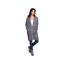 BK035 Kardigan zapinany na guziki. Pomarańczowe swetry damskie BE, xl, bez wzorów. Za 135,00 zł.