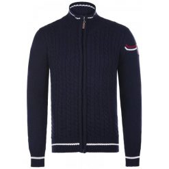 Sir Raymond Tailor Sweter Męski Recovery M Ciemnoniebieski. Czarne swetry klasyczne męskie Sir Raymond Tailor, m, z wełny. W wyprzedaży za 209,00 zł.