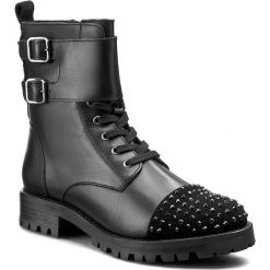 Botki GUESS - Marhia FLMAR4 LEA09 BLACK. Czarne botki damskie na obcasie marki Guess, z materiału. W wyprzedaży za 419,00 zł.