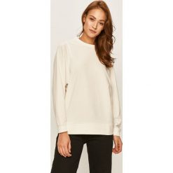 Answear - Bluza. Białe bluzy damskie ANSWEAR, s, bez wzorów, z bawełny, bez rękawów, bez kaptura. W wyprzedaży za 59,90 zł.