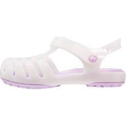 Crocs ISABELLA Sandały kąpielowe white. Białe sandały chłopięce Crocs, z gumy. Za 129,00 zł.