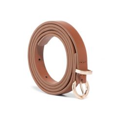 ACCCESSORIES 1W2-012-SS20 Brązowy. Pomarańczowe paski damskie ACCCESSORIES, w paski, ze skóry ekologicznej. Za 39,99 zł.