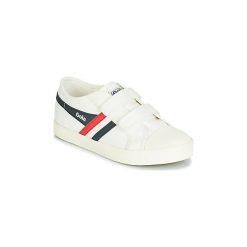 Buty Dziecko Gola COASTER VELCRO. Białe trampki chłopięce marki Gola, bez wzorów, bez zapięcia. Za 199,00 zł.