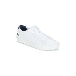 Buty Lacoste L.12.12 LIGHT-WT 3182. Białe trampki i tenisówki damskie Lacoste, bez wzorów, bez zapięcia. Za 383,20 zł.