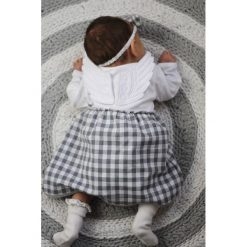 Sukienka niemowlęce Angel's wings Grey. Szare sukienki niemowlęce NoNiNo, bez wzorów, bez rękawów. Za 129,00 zł.