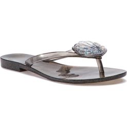 Japonki MELISSA - Harmonic Xv Ad 32526 Smoke 53417. Szare klapki damskie Melissa, bez wzorów, z tworzywa sztucznego, bez obcasa, na obcasie. Za 259,00 zł.